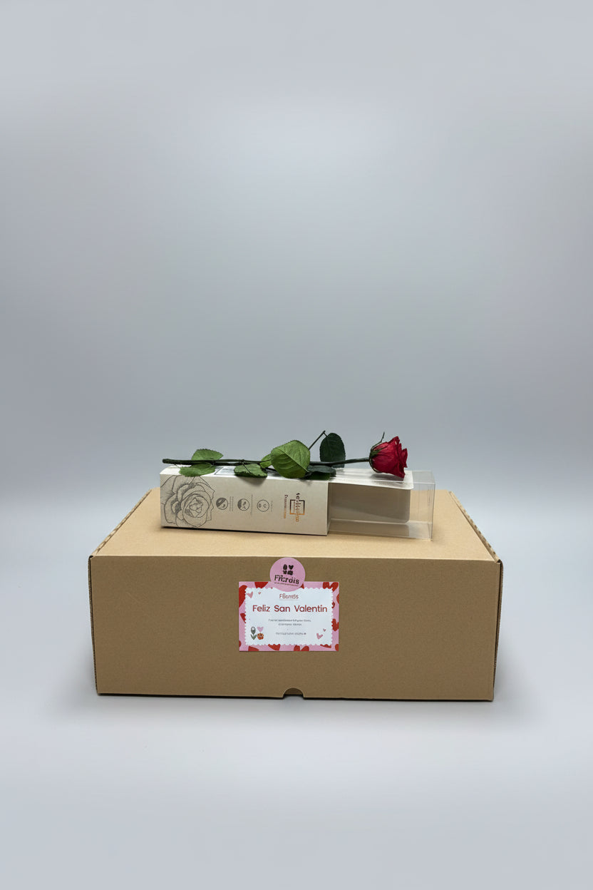 True Love - Caja con con rosa eterna