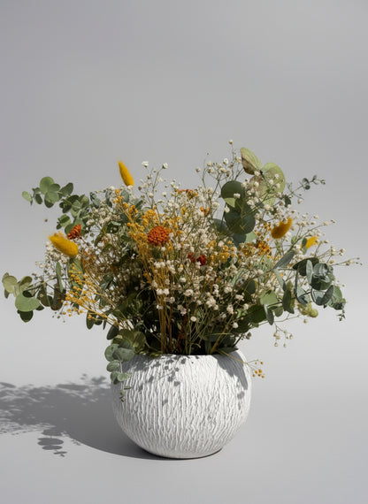 Centro en tonos verdes con paniculata