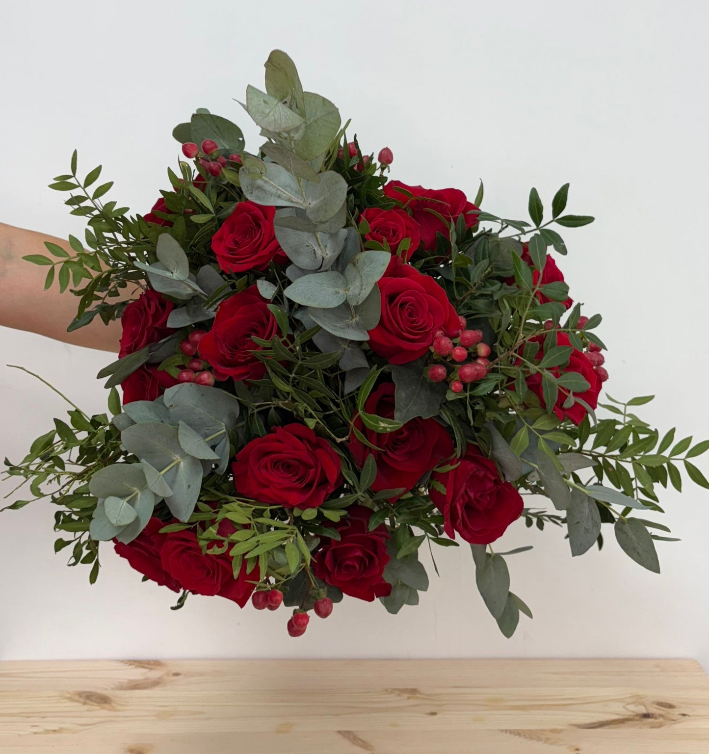 Ramo de rosas rojas 