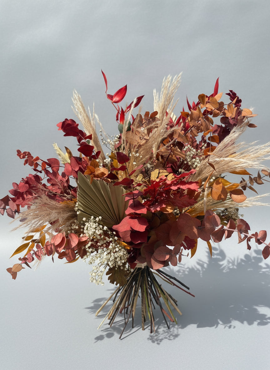 Ramo de flores preservadas