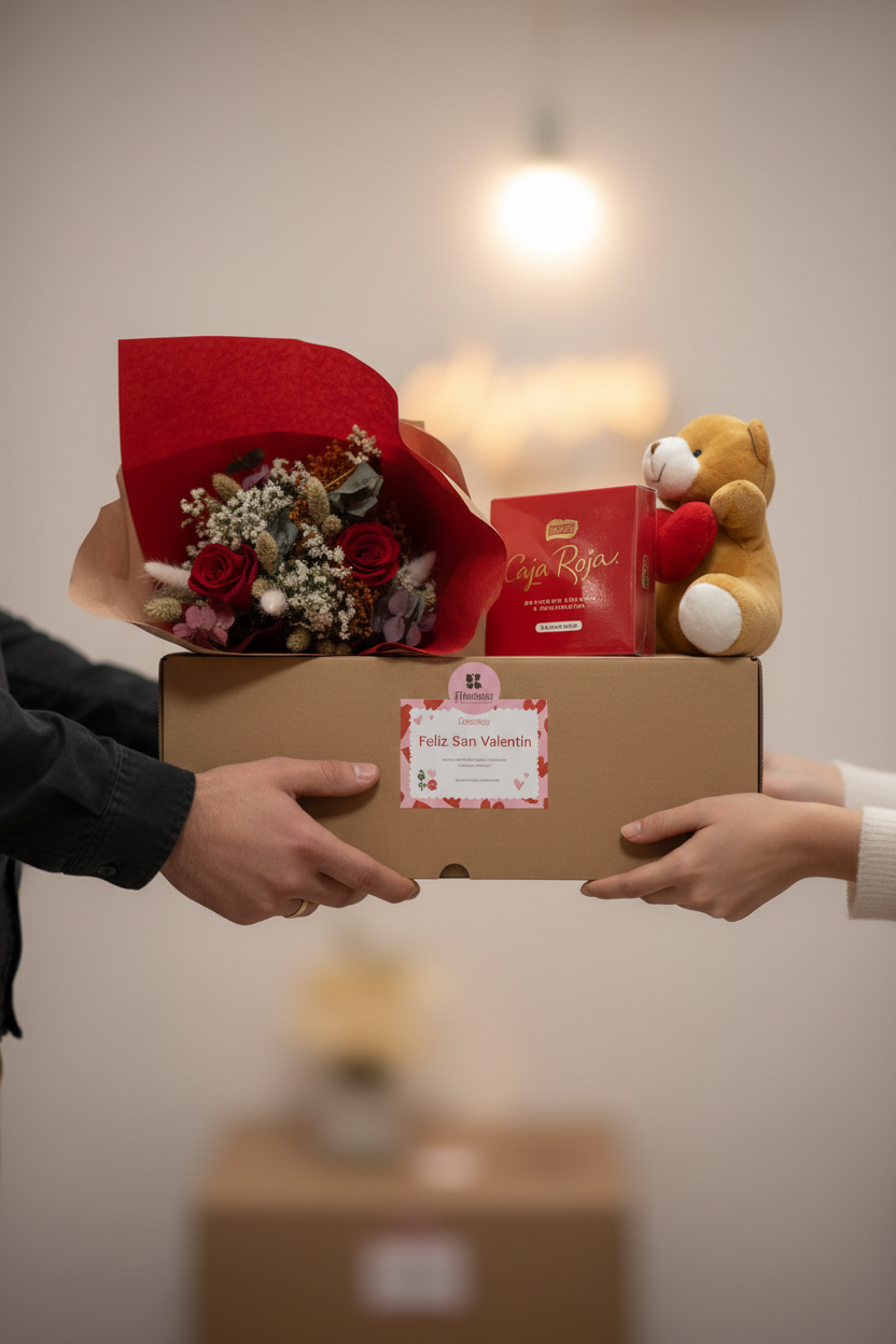 Eternal Love Box - Caja con ramo de rosas eternas