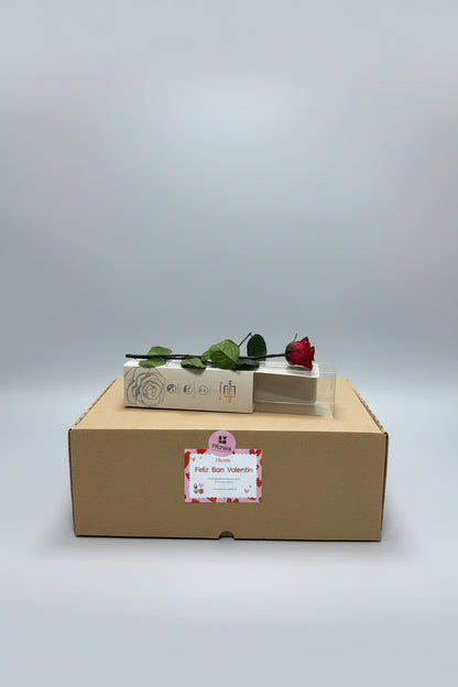 True Love - Caja con con rosa eterna