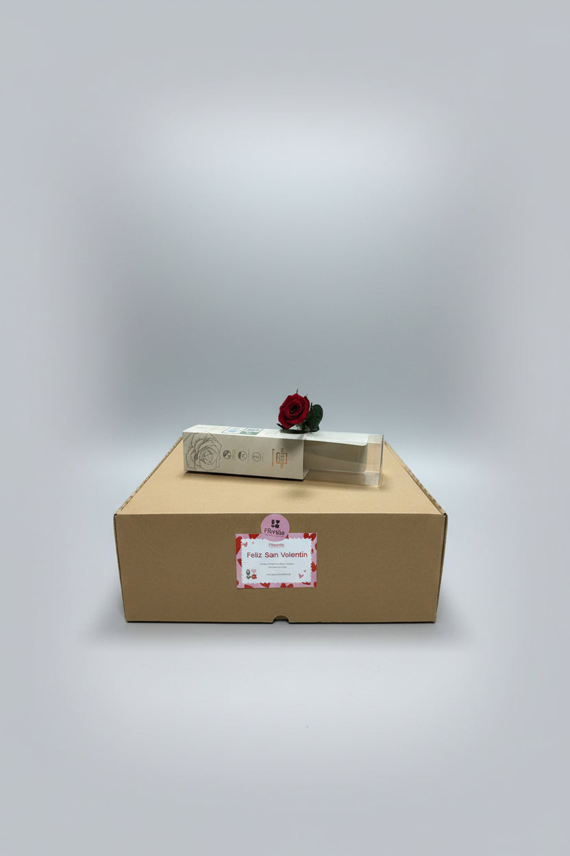 True Love - Caja con con rosa eterna