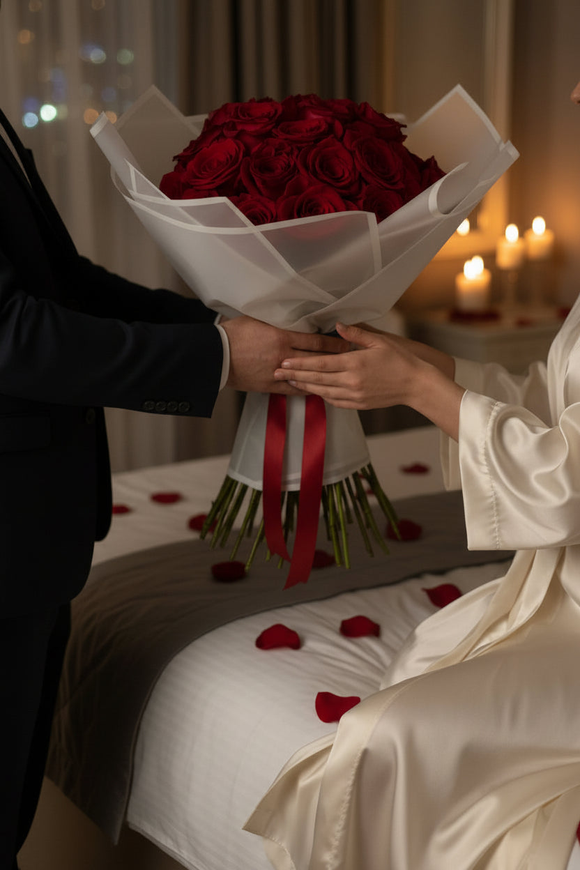 Pure Love - Ramo solo rosas