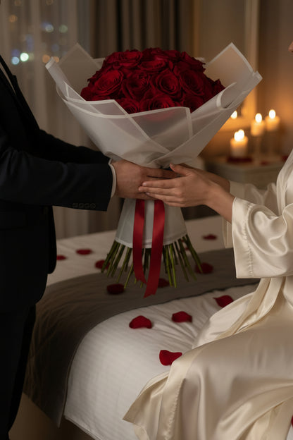 Pure Love - Ramo solo rosas