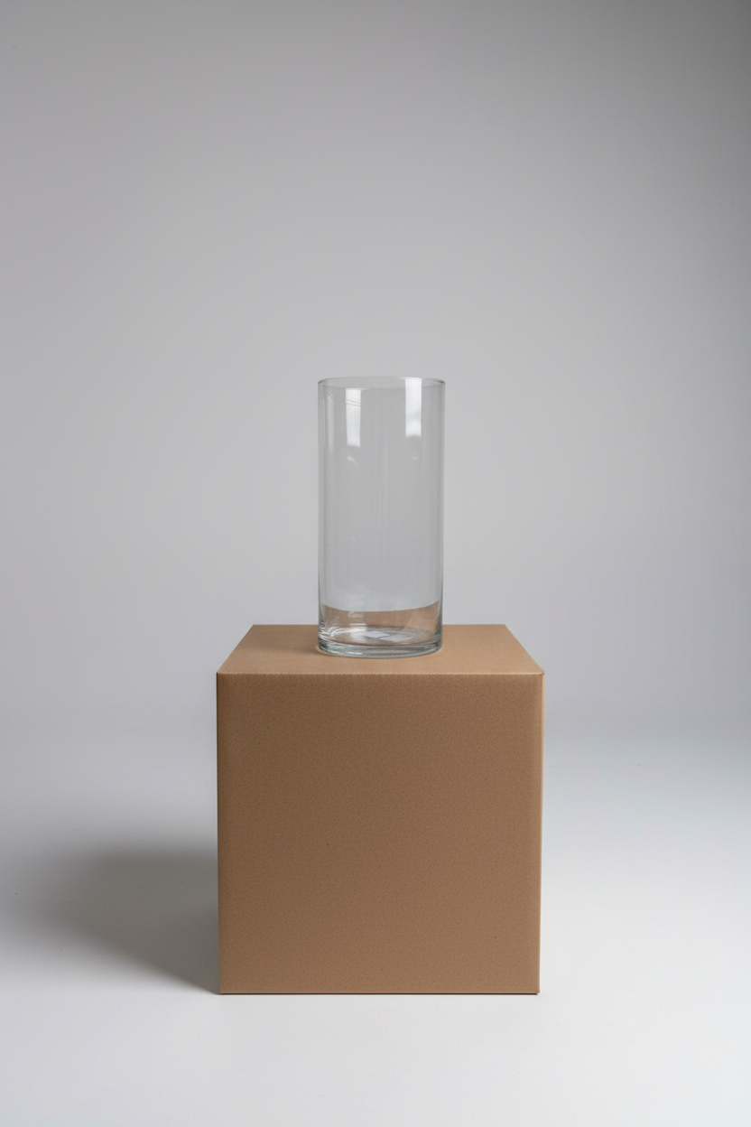 Jarrón de cristal