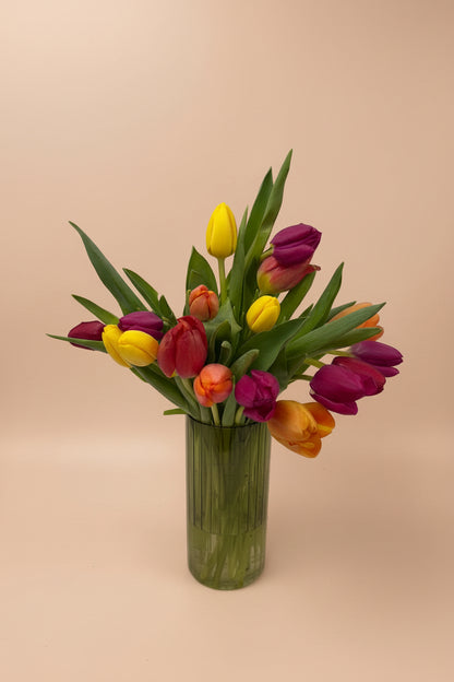Ramo de tulipanes de colores