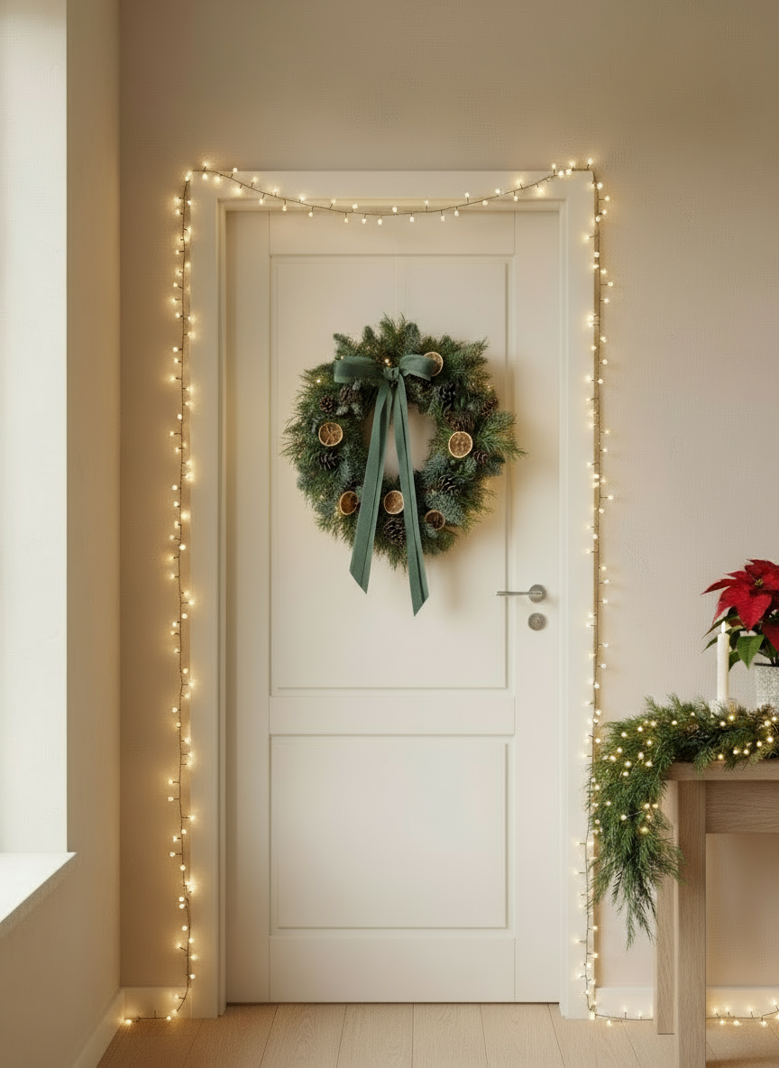 Corona Navideña piña y pomelo