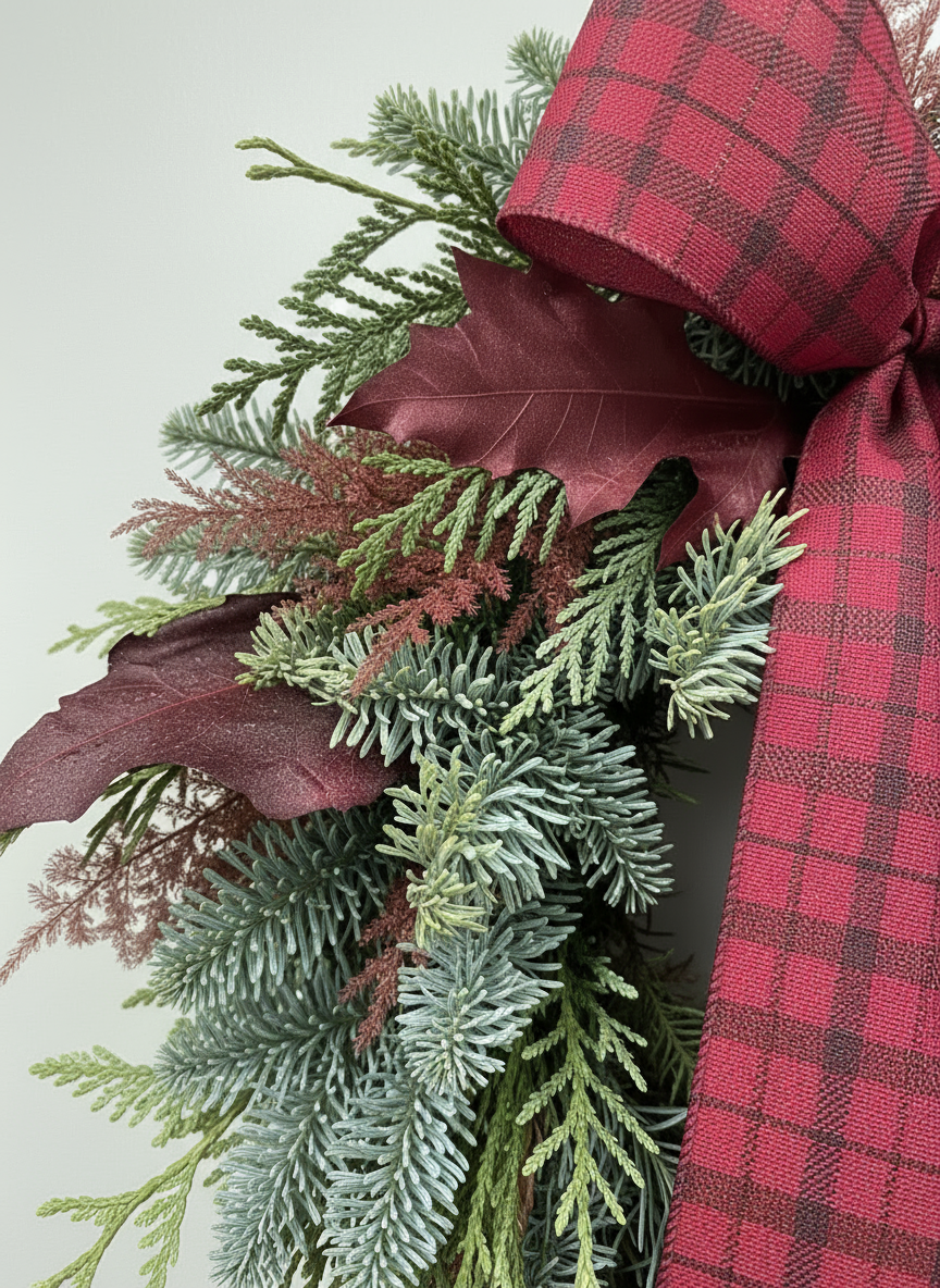 Detalle corona abeto roja