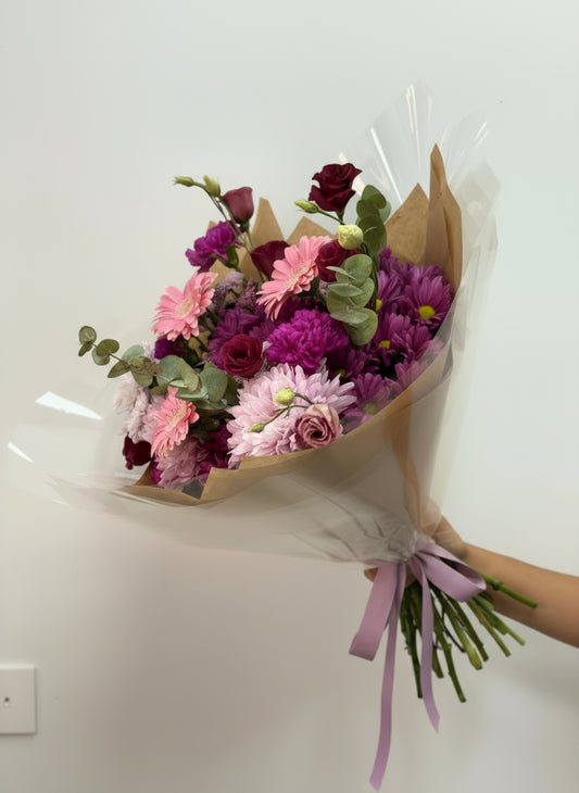 ramo color rosa en almeria y ramo barato