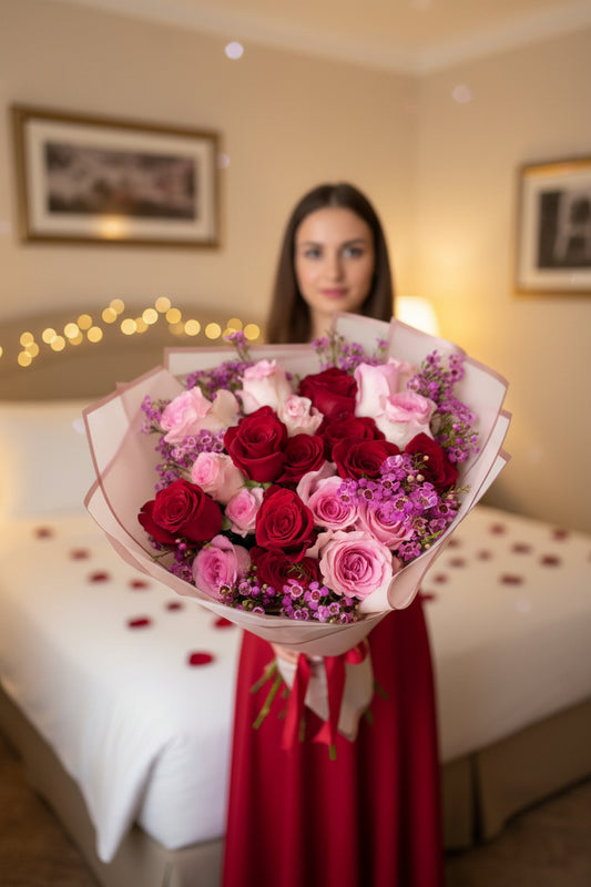 ramo de rosas mixtas en almeria