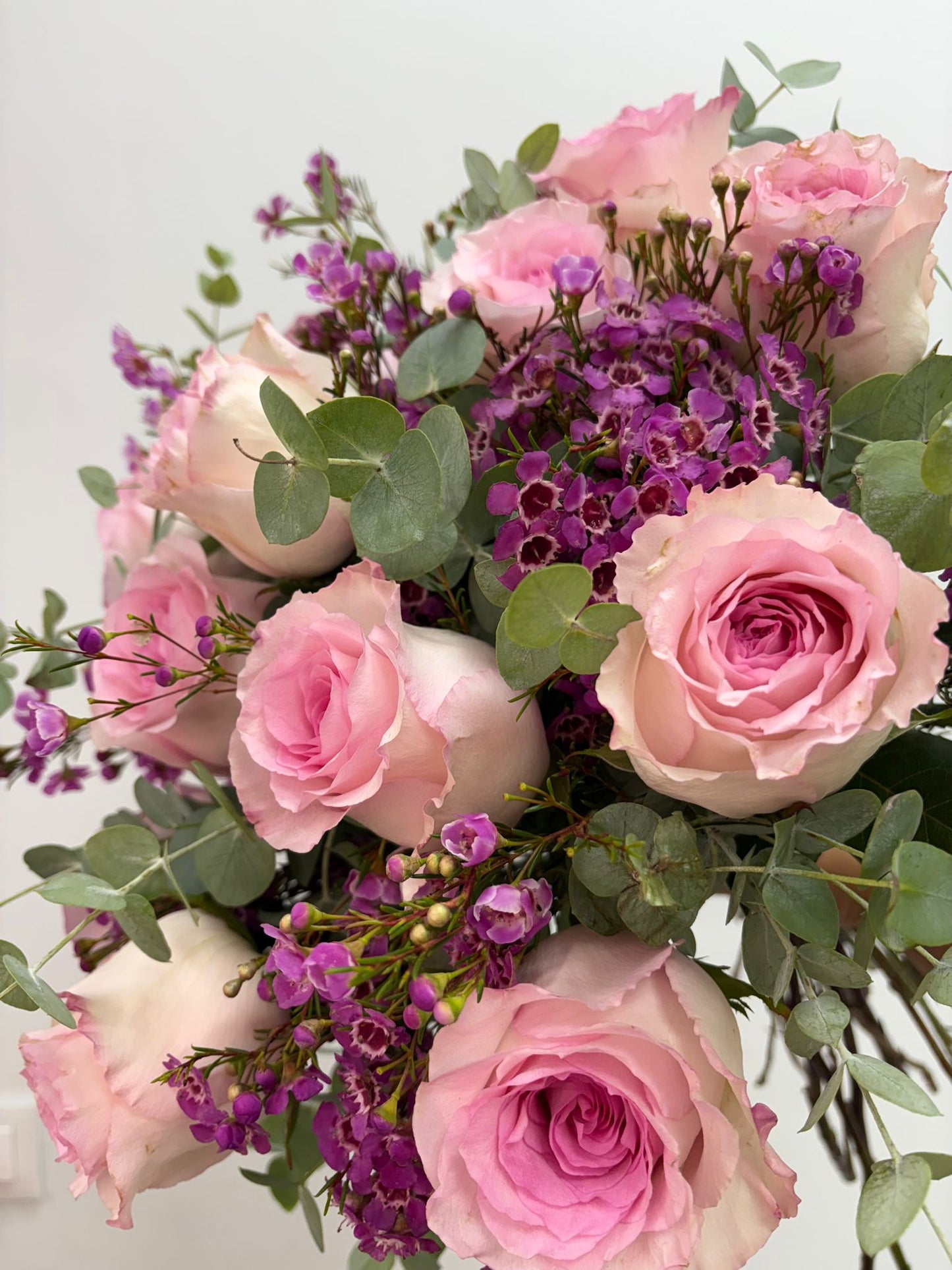 Ramo de rosas rosas