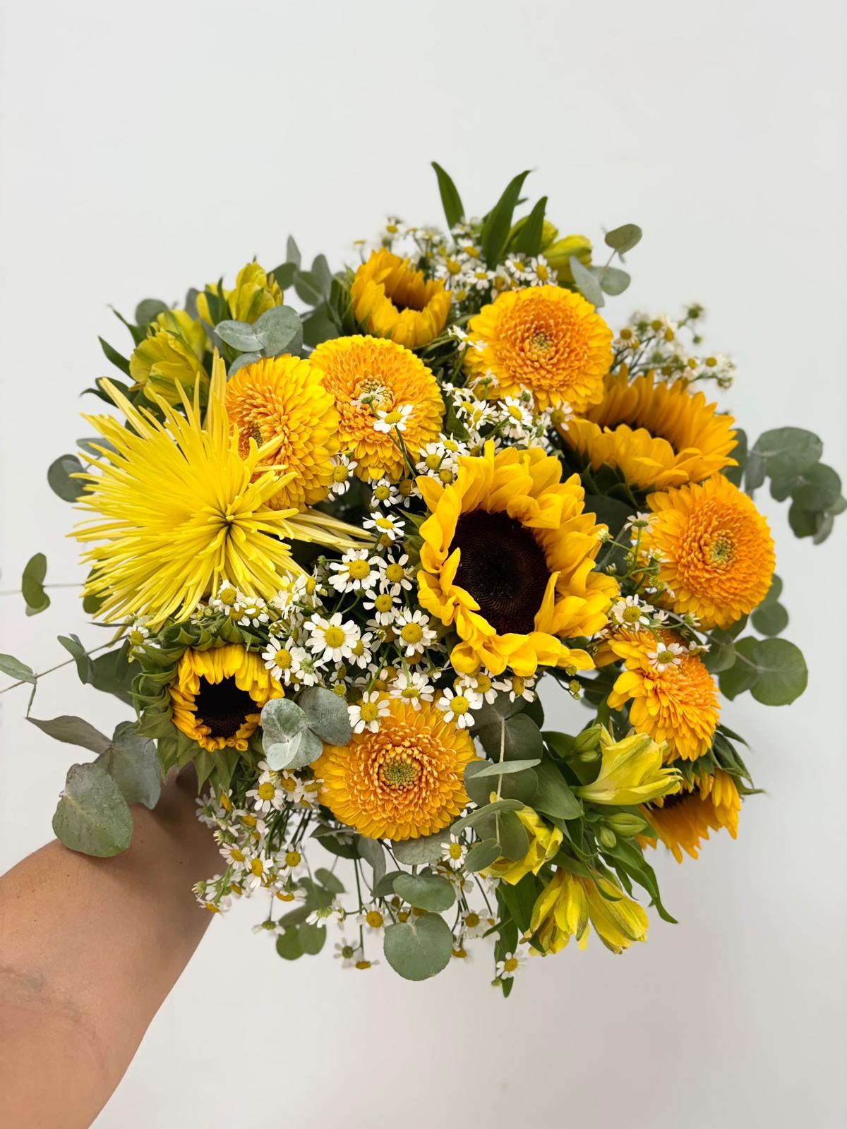 ramo girasoles